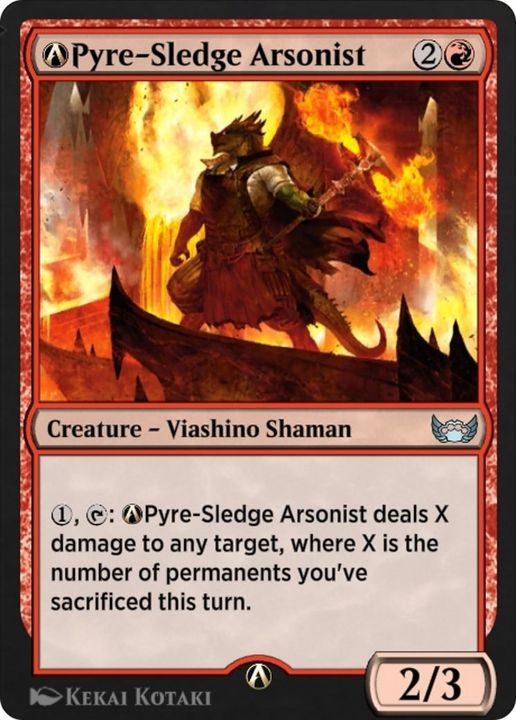 A-Pyre-Sledge Arsonist in the group Magic the Gathering / Types / Colors / Red at Proxyprinters.com (35135)