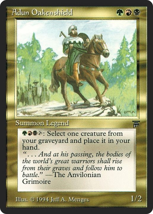 Adun Oakenshield in the group Magic the Gathering / Sets / Legends at Proxyprinters.com (35148)