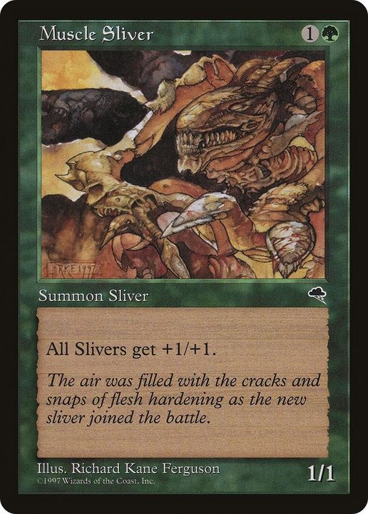 Muscle Sliver in the group Magic the Gathering / Types / Colors / Green at Proxyprinters.com (35153)