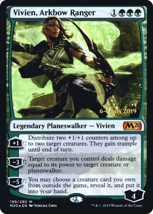 Vivien, Arkbow Ranger in the group Magic the Gathering / Types / Colors / Green at Proxyprinters.com (35157)