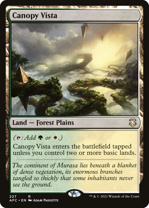 Canopy Vista in the group Magic the Gathering / Types / Land / Forest at Proxyprinters.com (35162)