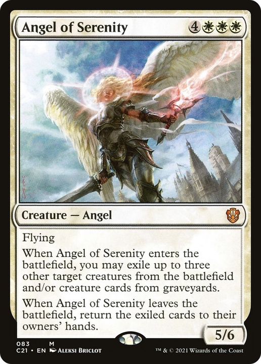 Angel of Serenity in the group Magic the Gathering / Types / Colors / White at Proxyprinters.com (35166)