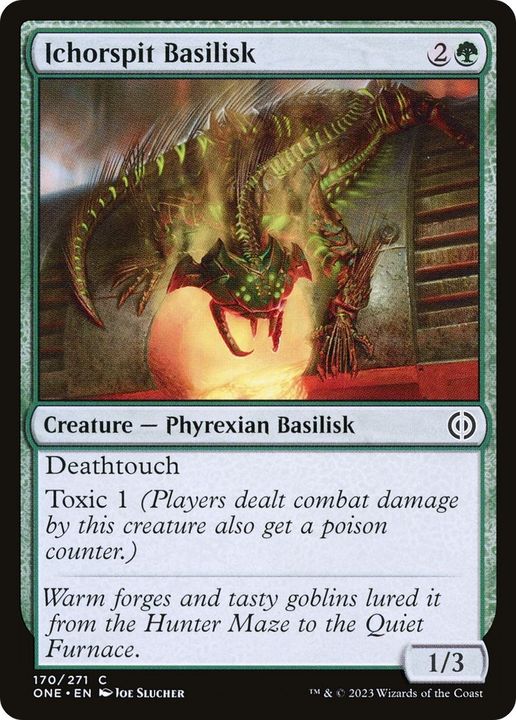 Ichorspit Basilisk in the group Magic the Gathering / Types / Colors / Green at Proxyprinters.com (3517)