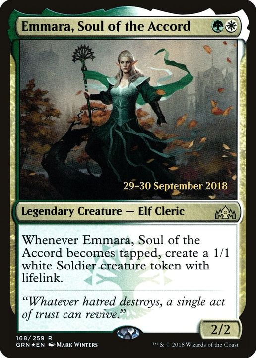 Emmara, Soul of the Accord in the group Magic the Gathering / Types / Colors / Multicolors / G, W at Proxyprinters.com (35186)