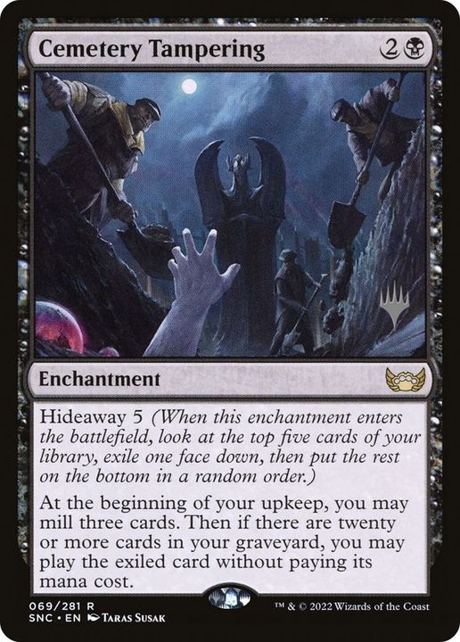 Cemetery Tampering in the group Magic the Gathering / Types / Enchantment / Enchantment at Proxyprinters.com (35188)