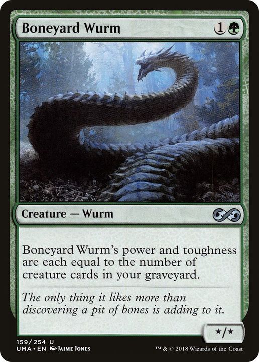 Boneyard Wurm in the group Magic the Gathering / Types / Colors / Green at Proxyprinters.com (35206)