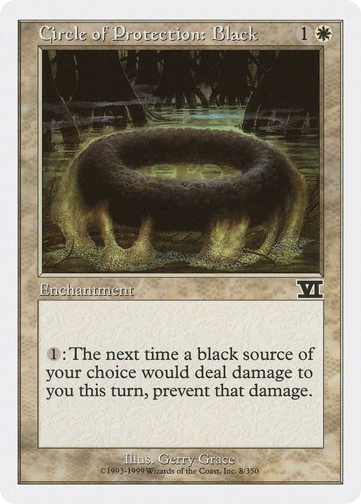 Circle of Protection: Black in the group Magic the Gathering / Types / Enchantment / Enchantment at Proxyprinters.com (35224)