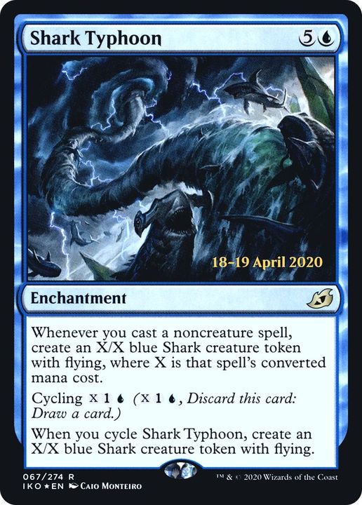 Shark Typhoon in the group Magic the Gathering / Types / Enchantment / Enchantment at Proxyprinters.com (35236)