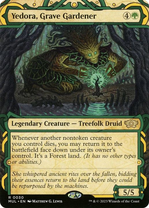 Yedora, Grave Gardener in the group Magic the Gathering / Types / Colors / Green at Proxyprinters.com (35240)