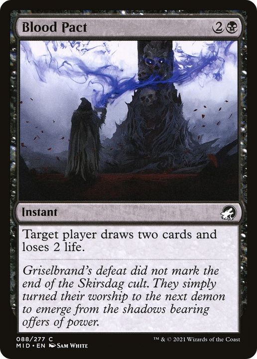 Blood Pact in the group Magic the Gathering / Types / Colors / Black at Proxyprinters.com (35265)