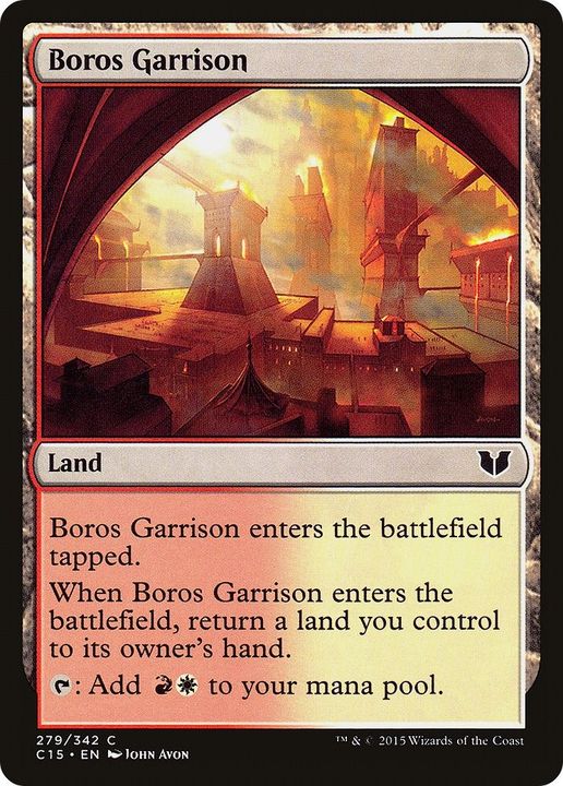 Boros Garrison in the group Magic the Gathering / Sets / Commander 2015 at Proxyprinters.com (35271)