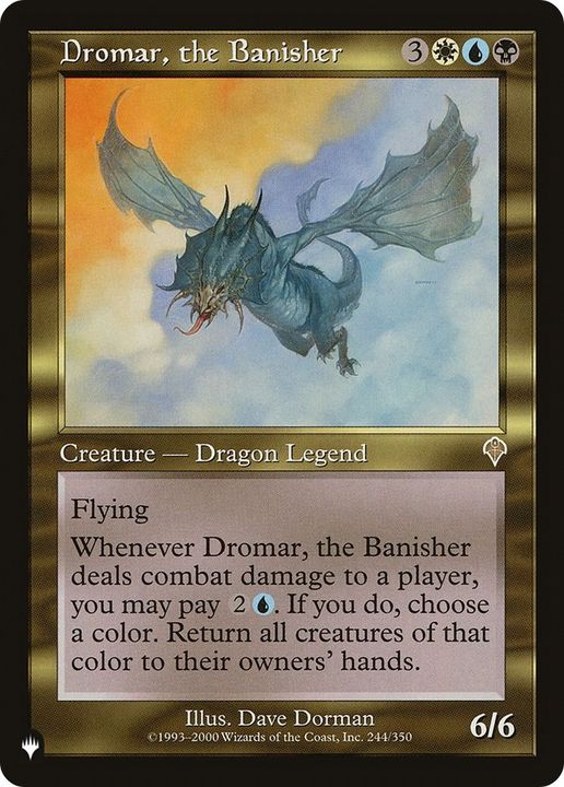 Dromar, the Banisher in the group Magic the Gathering / Types / Colors / Multicolors / B, U, W at Proxyprinters.com (35273)