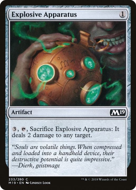 Explosive Apparatus in the group Magic the Gathering / Sets / Core Set 2019 at Proxyprinters.com (35292)