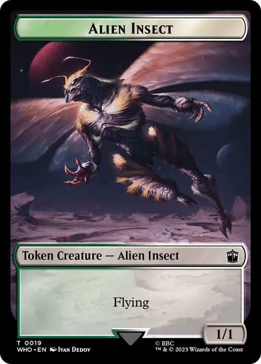 Alien Insect in the group Magic the Gathering / Types / Colors / Multicolors / G, W at Proxyprinters.com (35302)