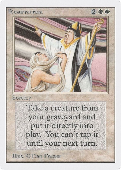 Resurrection in the group Magic the Gathering / Types / Colors / White at Proxyprinters.com (35305)