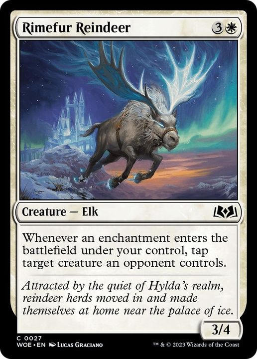 Rimefur Reindeer in the group Magic the Gathering / Types / Colors / White at Proxyprinters.com (35318)