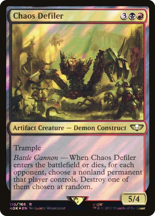 Chaos Defiler in the group Magic the Gathering / Types / Colors / Multicolors / B, R at Proxyprinters.com (35341)