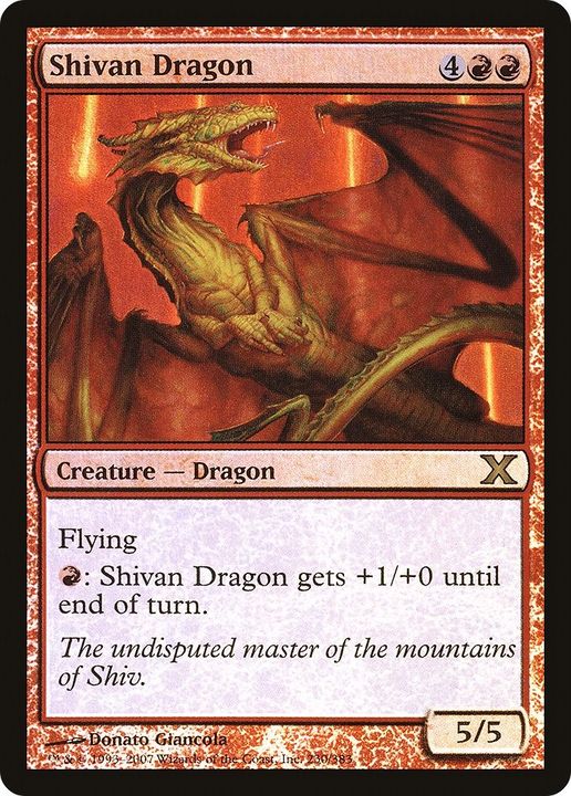 Shivan Dragon in the group Magic the Gathering / Types / Colors / Red at Proxyprinters.com (35357)