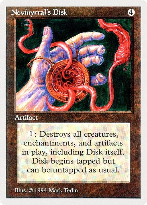 Nevinyrral's Disk in the group Magic the Gathering / Types / Artifacts / Artifact at Proxyprinters.com (35359)