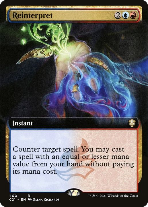 Reinterpret in the group Magic the Gathering / Sets / Commander 2021 at Proxyprinters.com (35360)