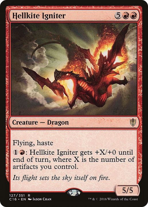 Hellkite Igniter in the group Magic the Gathering / Types / Colors / Red at Proxyprinters.com (35391)