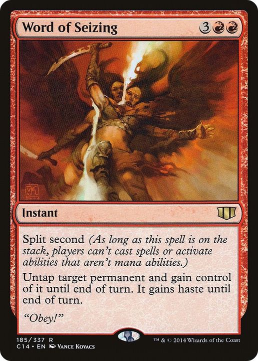 Word of Seizing in the group Magic the Gathering / Types / Colors / Red at Proxyprinters.com (35393)