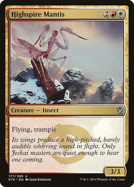 Highspire Mantis in the group Magic the Gathering / Types / Colors / Multicolors / R, W at Proxyprinters.com (35395)