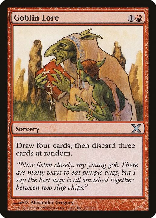 Goblin Lore in the group Magic the Gathering / Sets / Tenth Edition at Proxyprinters.com (354)