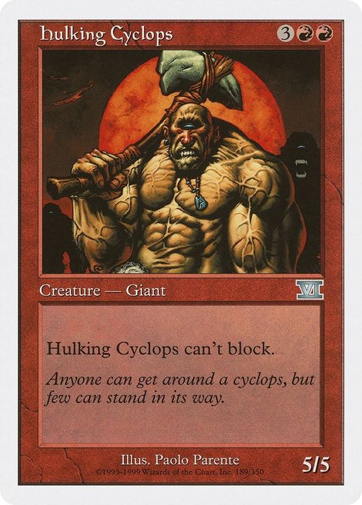 Hulking Cyclops in the group Magic the Gathering / Sets / Classic Sixth Edition at Proxyprinters.com (3540)