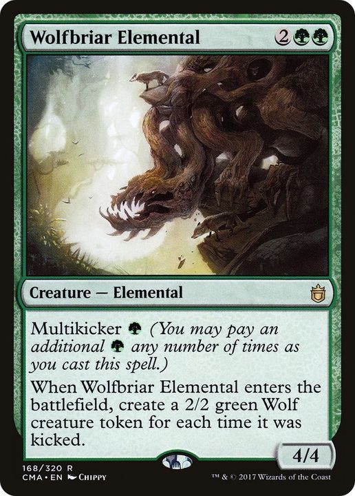 Wolfbriar Elemental in the group Magic the Gathering / Types / Colors / Green at Proxyprinters.com (35401)