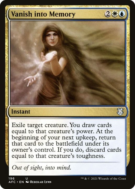 Vanish into Memory in the group Magic the Gathering / Sets / Forgotten Realms Commander at Proxyprinters.com (35404)