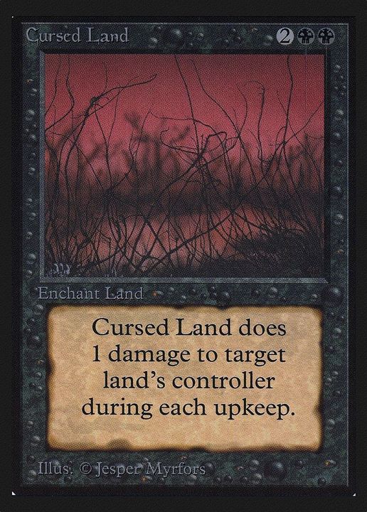 Cursed Land in the group Magic the Gathering / Sets / Intl. Collectors' Edition at Proxyprinters.com (35430)