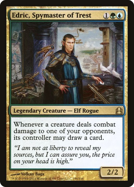 Edric, Spymaster of Trest in the group Magic the Gathering / Types / Colors / Multicolors / G, U at Proxyprinters.com (35439)