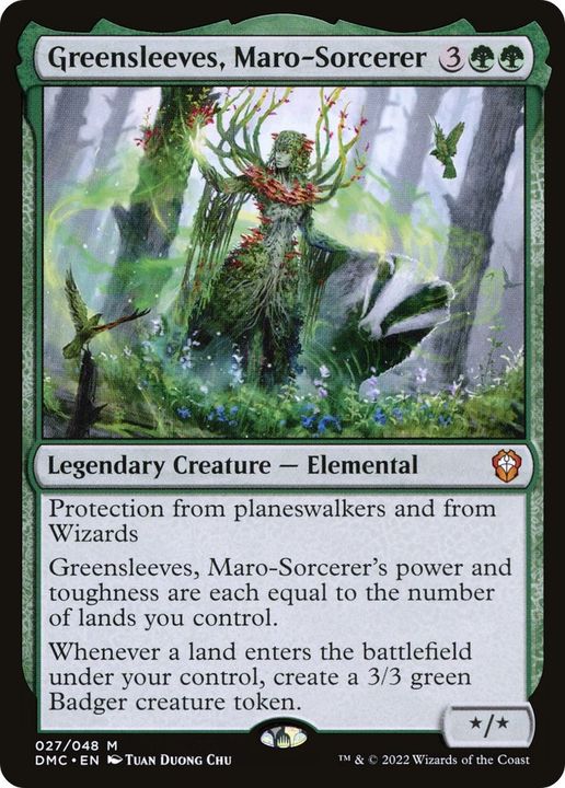 Greensleeves, Maro-Sorcerer in the group Magic the Gathering / Types / Colors / Green at Proxyprinters.com (3544)