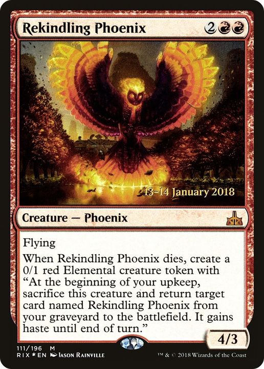 Rekindling Phoenix in the group Magic the Gathering / Sets / RNA Guild Kit Tokens at Proxyprinters.com (35443)