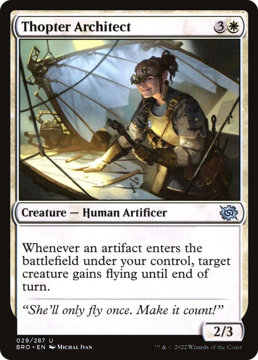 Thopter Architect in the group Magic the Gathering / Types / Creatures / Human at Proxyprinters.com (35446)