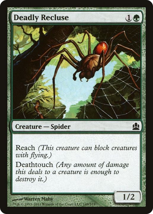 Deadly Recluse in the group Magic the Gathering / Types / Colors / Green at Proxyprinters.com (35447)