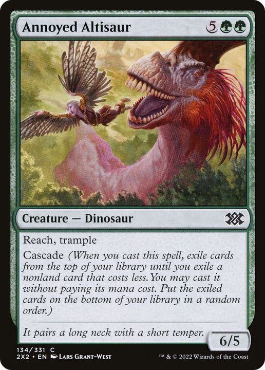 Annoyed Altisaur in the group Magic the Gathering / Types / Colors / Green at Proxyprinters.com (35459)