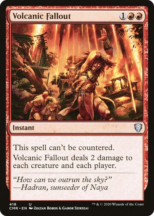 Volcanic Fallout in the group Magic the Gathering / Sets / Commander Legends at Proxyprinters.com (35464)