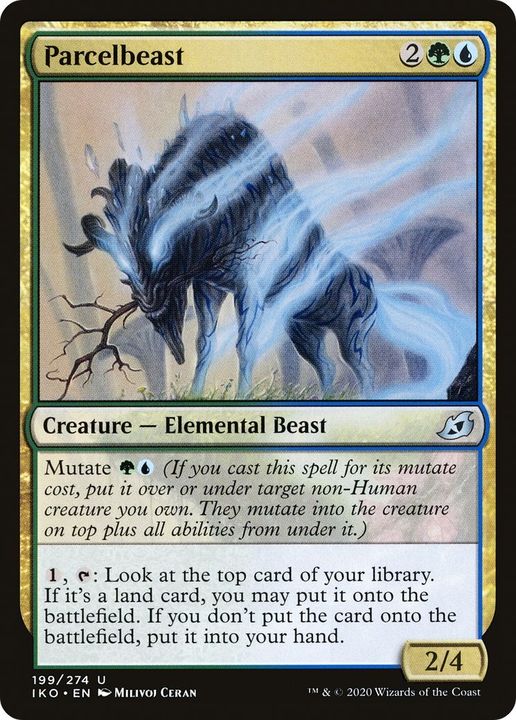 Parcelbeast in the group Magic the Gathering / Types / Colors / Multicolors / G, U at Proxyprinters.com (35470)