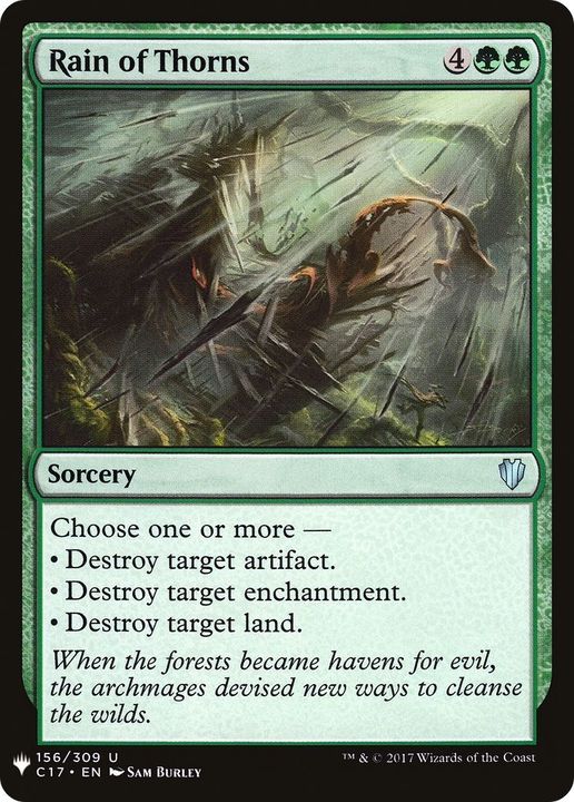 Rain of Thorns in the group Magic the Gathering / Types / Colors / Green at Proxyprinters.com (35479)