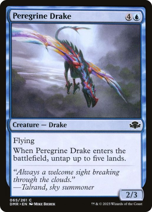 Peregrine Drake in the group Magic the Gathering / Types / Colors / Blue at Proxyprinters.com (35484)