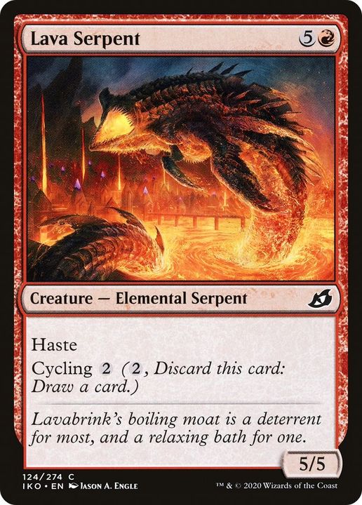 Lava Serpent in the group Magic the Gathering / Sets / Ikoria: Lair of Behemoths at Proxyprinters.com (355)