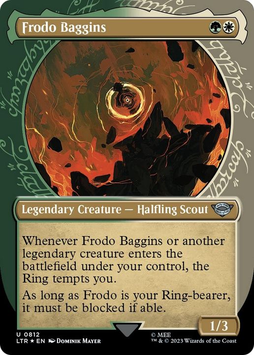 Frodo Baggins in the group Magic the Gathering / Sets / The Lord of the Rings: Tales of Middle-earth at Proxyprinters.com (35522)