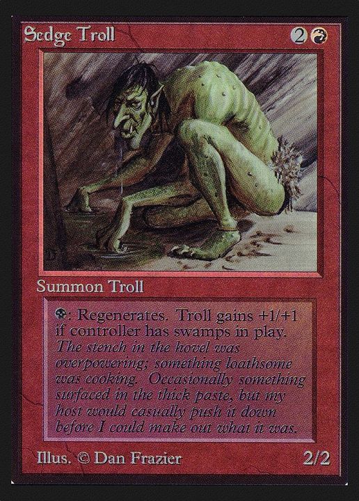 Sedge Troll in the group Magic the Gathering / Types / Colors / Red at Proxyprinters.com (35533)