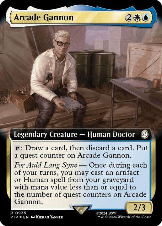 Arcade Gannon in the group Magic the Gathering / Types / Colors / Multicolors / U, W at Proxyprinters.com (35574)