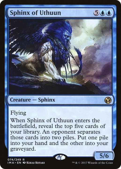 Sphinx of Uthuun in the group Magic the Gathering / Types / Colors / Blue at Proxyprinters.com (35592)