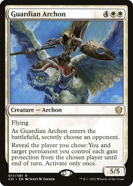 Guardian Archon in the group Magic the Gathering / Types / Colors / White at Proxyprinters.com (35597)