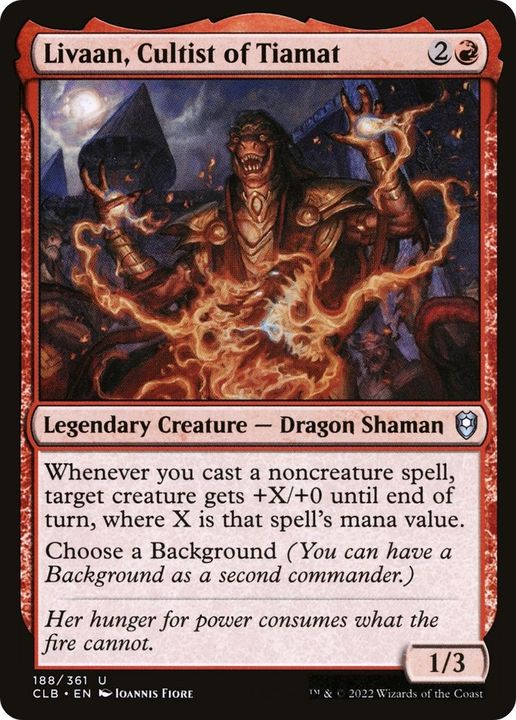 Livaan, Cultist of Tiamat in the group Magic the Gathering / Types / Colors / Red at Proxyprinters.com (35606)