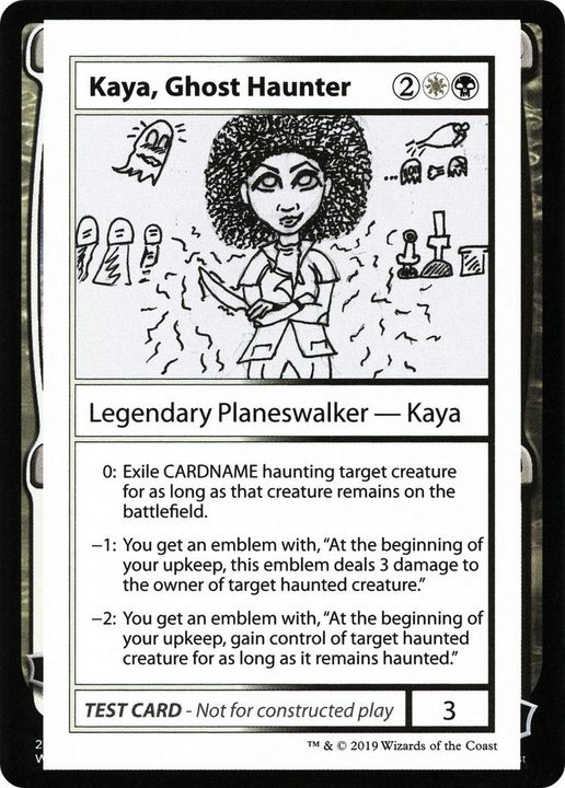 Kaya, Ghost Haunter in the group Magic the Gathering / Sets / Mystery Booster Playtest Cards 2021 at Proxyprinters.com (35623)